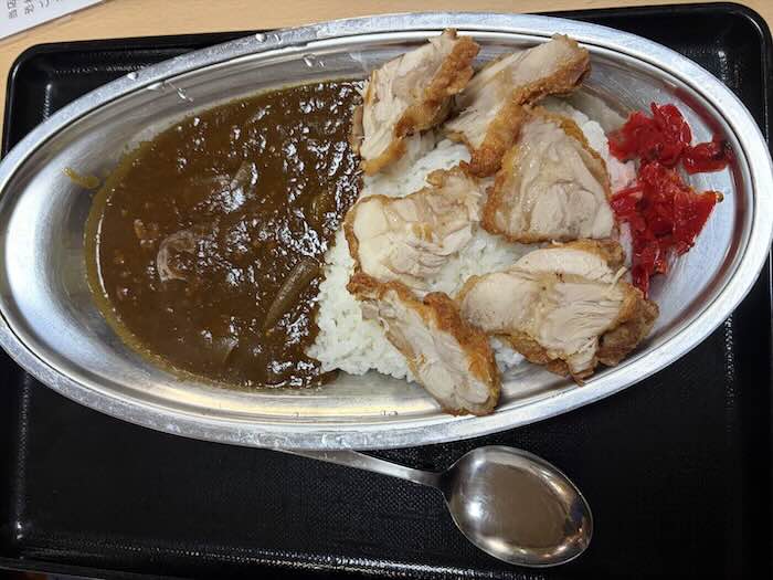 若鶏時代なると本店のザンギカレー