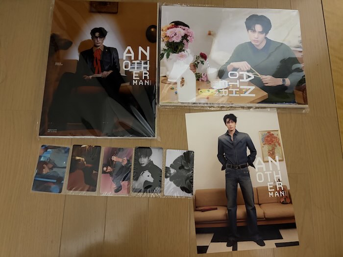 ソン・ウェイロン表紙のAnother Man Issue 16とポスター、カード5枚2セット
