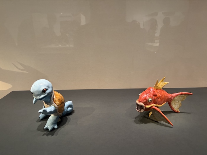 ポケモン×工芸展で展示されていたゼニガメとコイキングの工芸作品