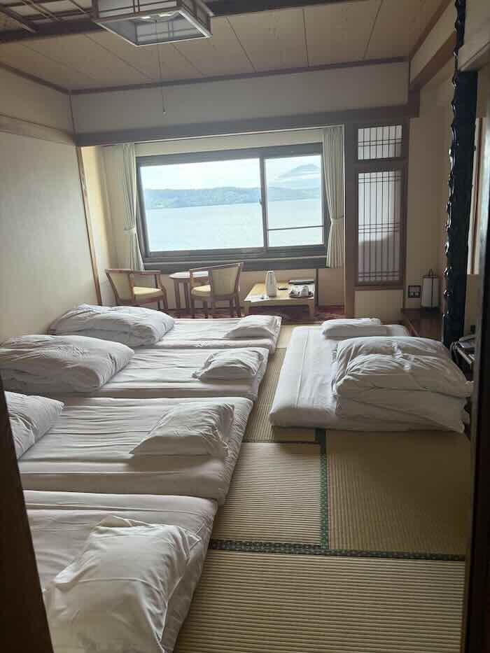 洞爺観光ホテル6階の湖側和室
