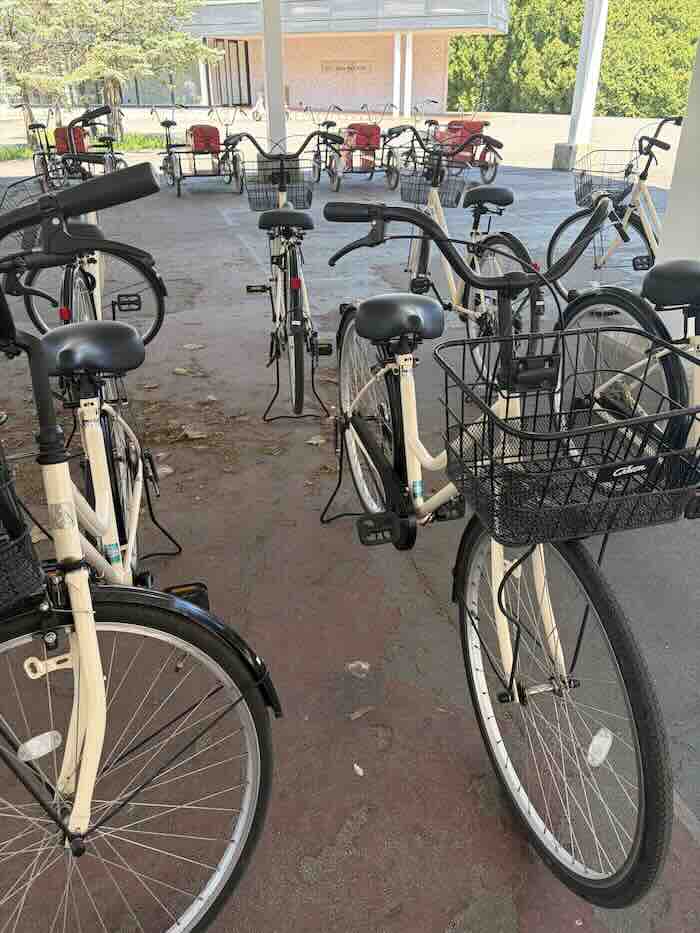 ノーザンホースパークにある1人乗り自転車