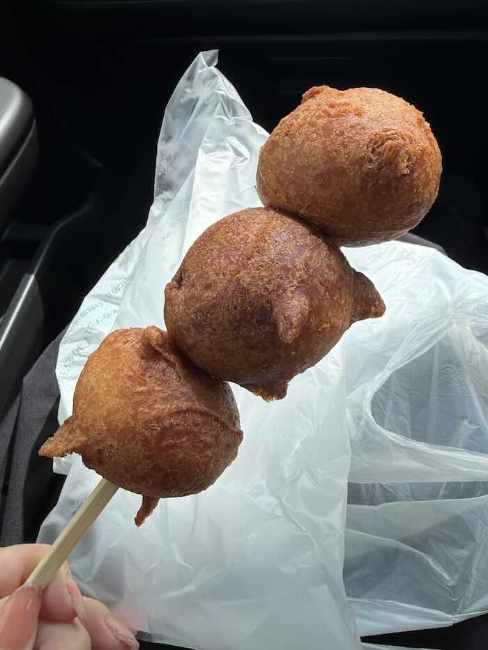 中山峠名物のあげいも