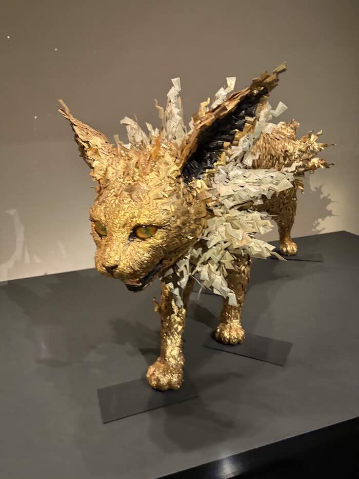ポケモン×工芸展で展示されていたサンダースの工芸作品