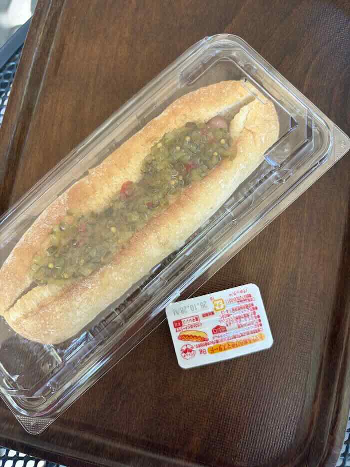 ノーザンホースパークで食べたホットドッグ