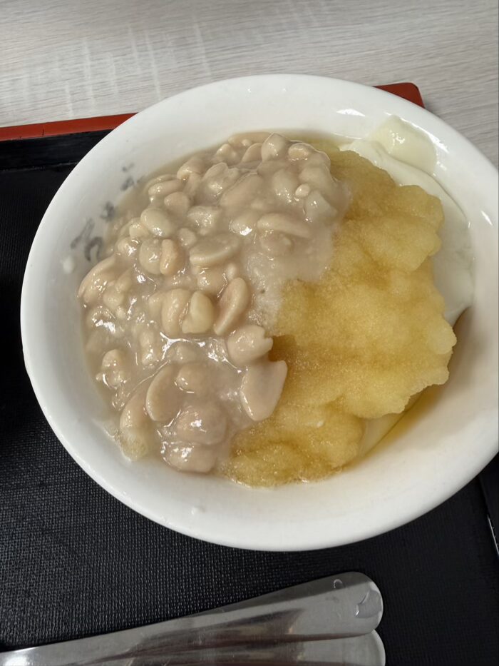 豆花荘のピーナッツ豆花